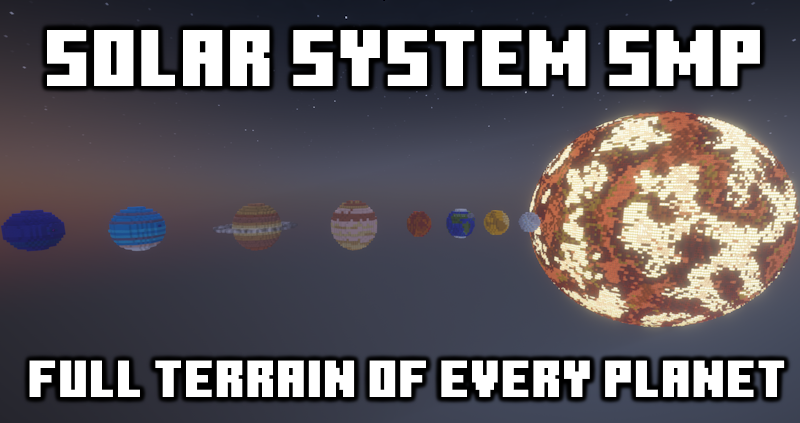 Solar System Map minecraft